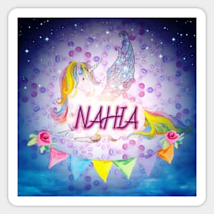 NAHIA Sticker